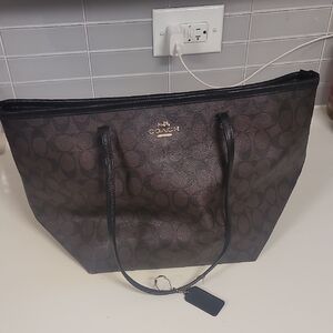 Coach Brown Tote Bag
